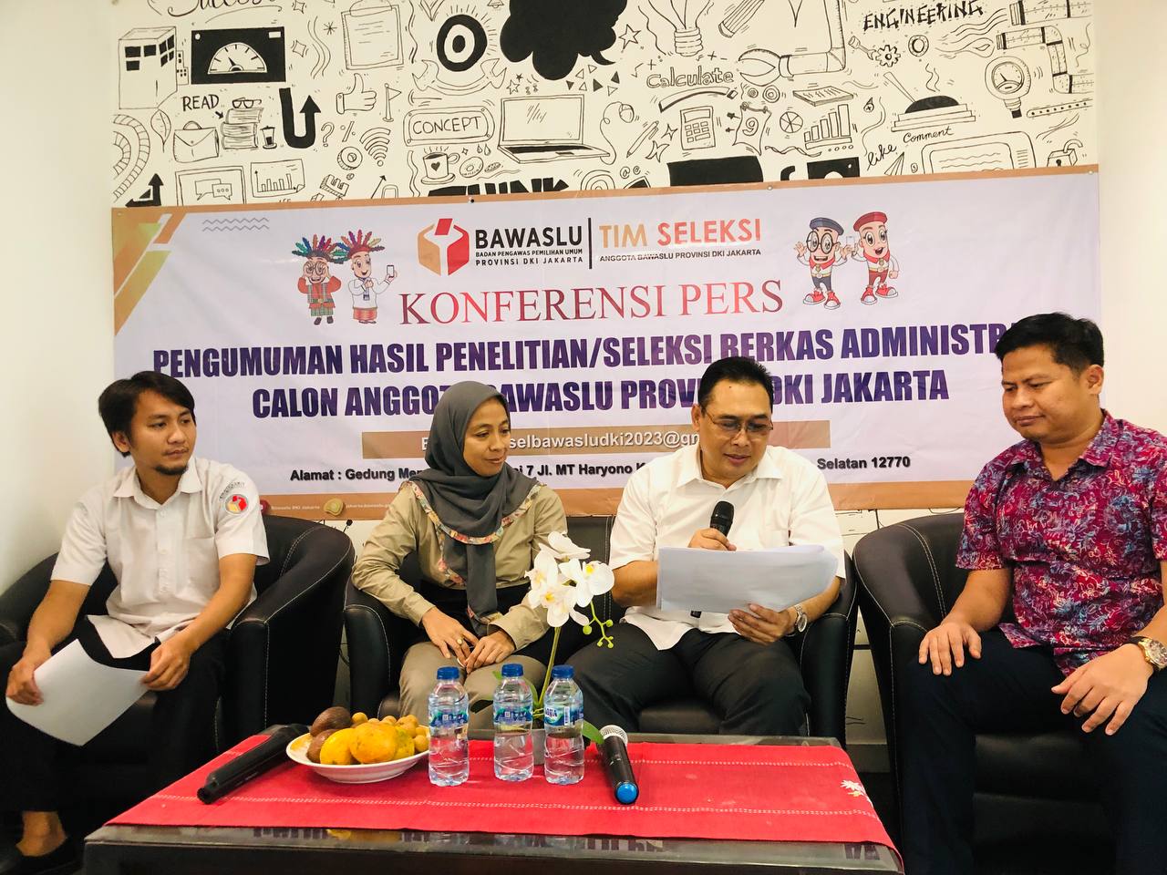 Timsel Umumkan 54 Peserta Lolos Veirifikasi Berkas Calon Anggota Bawaslu Provinsi DKI Jakarta
