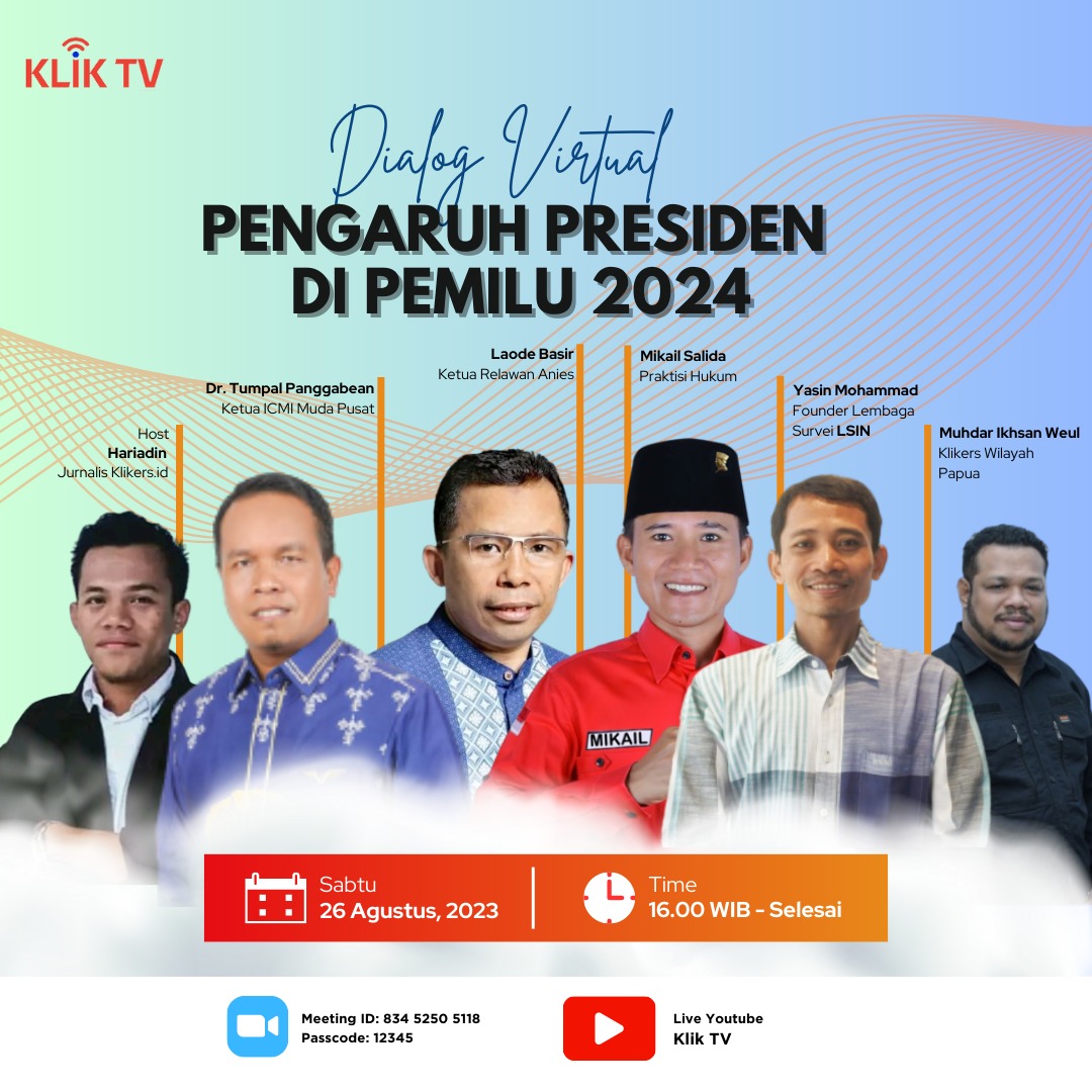 Dialog KLIKTV : Pengaruh Endorse Jokowi di Pemilu 2024